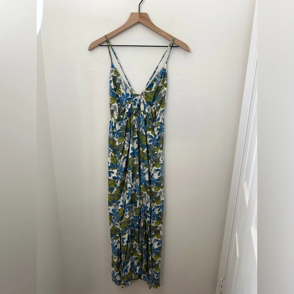 Pataloha Strappy Dress Hevea Branches Warm White XS - Picture 4 of 10